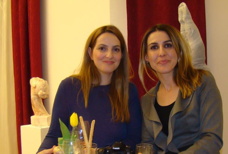 Linda Fetiu e Zana Rugova, Ausstellung in der Kosovarischen Botschaft